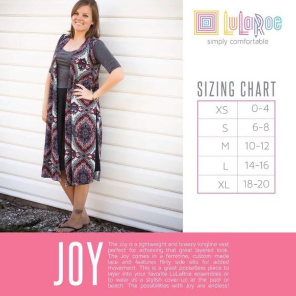 ☆☆SOLD☆☆ LulaRoe Joy Duster Length Heathered Vest - Picture 4 of 9